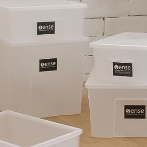 센스 정리함 다용도보관함 리빙박스 반투명 3호 수납정리함 수납박스 플라스틱정리함 옷정리함