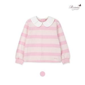 더센트럴 페리미츠 TC01 주름 카라 스트라이프 티셔츠 P2511T150