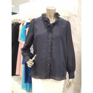 미니멈 세이브존01 브이넥 프릴 블라우스 MXAAWB1220