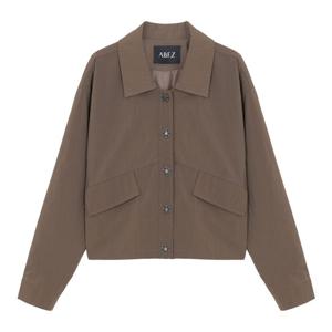 [에이비에프지]실버 단추 포인트 블라우스 스타일 숏 재킷 APY4HJZ1J