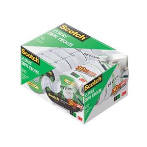 3M스카치 3M 스카치 매직테이프 810D-12 (12mmx20m) 세이빙팩
