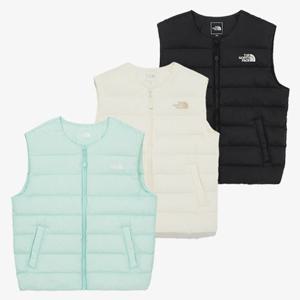 [노스페이스키즈] (NV3NR01_전색상) 키즈 에센셜 패딩 베스트   NKUS