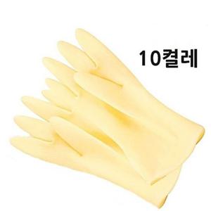 라텍스미니장갑(10켤레) 고무장갑 주방장갑