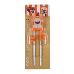 피앤디 브레드이발소 브레드 편한 스텐 젓가락 (1단계) 연습용젓가락 어린이젓가락 어린이젓가락 유아젓가