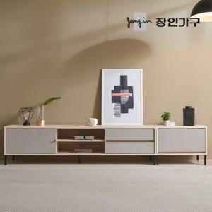 장인가구 하스 슬라이딩 도어 2400 거실장