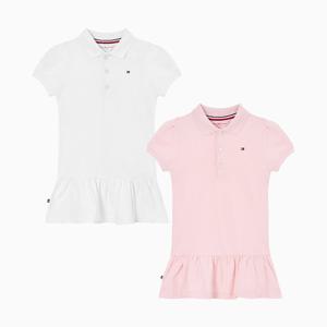 [공식][타미힐피거] [베이비] 스트레치 피케 원피스 2종 택1 (T42F1NDR200GT1)