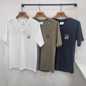 [지프]지프스퀘어 마운틴로고 반팔티 JQ2TSU491_JK