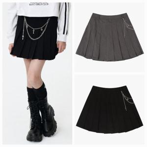 더데이걸 sh06 뒤 밴딩 플리츠 스커트 TGWH24W02