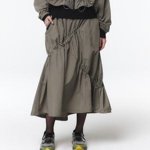 [오프로드]여성 후디 점퍼 셋업 스커트_5LB1811