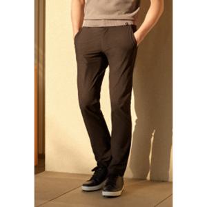 [엘르골프]25년 여름 남성 멜란지 잔패턴 일자핏 바지[6L31602]