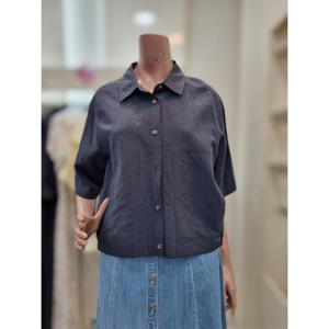 올앤선드리 세이브존06 르네린넨크롭 블라우스 A5M4BJ439