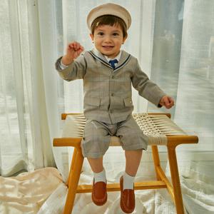 [오가닉맘]모던체크정장긴소3PCS(MIST3P02)