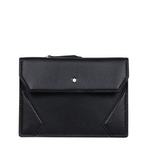 몽블랑 블랙 마이스터스튁 지퍼 카드지갑 129907