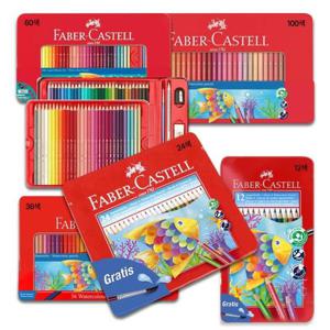 아트박스/파버카스텔 파버카스텔 수채색연필 틴케이스 100색