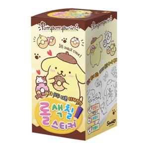 아트박스/학산문화사 산리오 캐릭터즈 폼폼푸린 롤 색칠 스티커