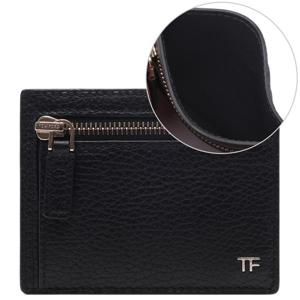[톰포드] 남성 TF 로고 지퍼 카드지갑 (Y0167C ALC BLK)