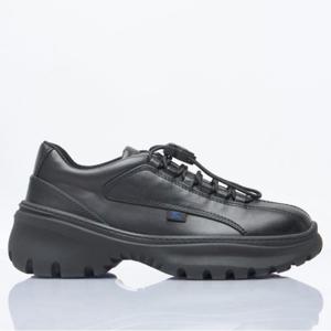 26 SS 버버리 스콧 Scoot 퀵레이스업 레더 스니커즈 블랙 8096753 A1189