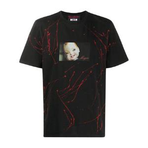 25 FW 엠에스지엠 포토 프린트 티셔츠 2940MM202207598 TP439801100