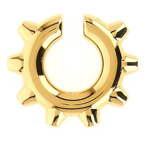 질샌더 골드 톤 스파이크 후프 이어커프 J12VG0363P4877 712