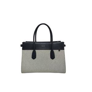 [에스콰이아]여성 캔버스 가죽콤비 빅 토트백 ECESHB651