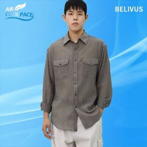 빌리버스 남자 린넨 셔츠 긴팔 여름 남방 BOP169