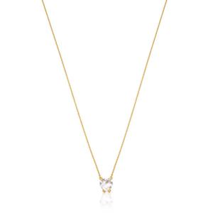 [토스(주얼리)][TOUS] 18K 골드 컬러 필즈 록 크리스탈 쿼츠 목걸이 1004207800