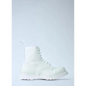 25 FW MM6 Maison Margiela x Dr Martens 남성 1460 가죽 부츠  mmd0161002wht