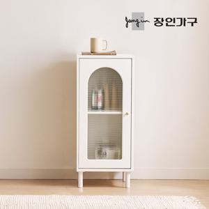 장인가구 쿠르바 모루유리 400 그릇 주방 수납장