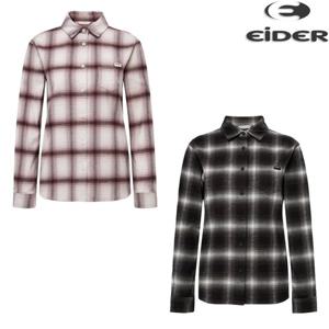 아이더 (DWW25452) 여성 에센셜 한겨울까지 착용가능한 기모 체크 셔츠