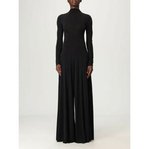 [ALAIA] 라프리마 여성 점프수트 와이드 레그 비스코스 AA9U0022J050B 995 블랙 /6