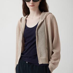 [쥬크]크로쉐 집업 후드 가디건  Z253KSL014
