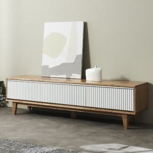 G4131 템바보드 원목 서랍 거실장 1500 1color