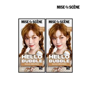 [미쟝센]미쟝센 뉴 헬로버블 10GB골드브라운 100g, 2개