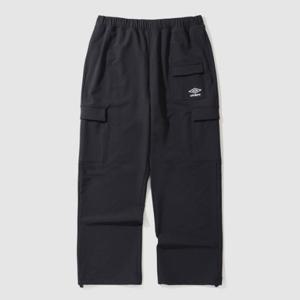 엄브로바지 CQK UP323CPT81-BLK 나일론 스판 와이드 & 조거 2WAY 카고 팬츠 / BLACK