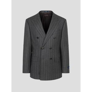 [로가디스] [COUTURE] CANONICO 울  스트라이프 레귤러 핏 더블 브레스 재킷  브라운 (RX5801RP4D)