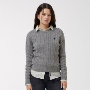 [후아유]여성 Steve Cable R-neck Pull over WHKAF4901F
