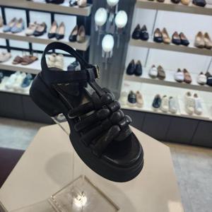 엘칸토 HC10 여성쿠션웨지양가죽샌들4,5 LCWW57U52619