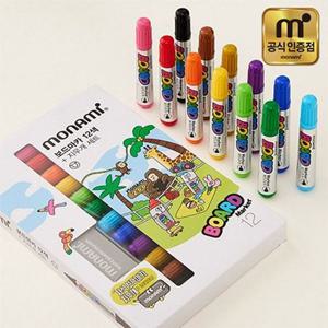 모나미 보드마카 12색+지우개세트