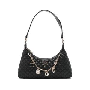 25 FW 게스 퀼팅 체인 장식 숄더 백 HWEG8679180BLA TP442424248