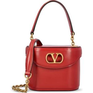 발렌티노 로고 플라크 바니티 체인 크로스바디 백 7W2B0R95GCB