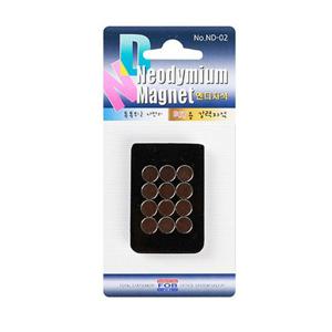 (ND-02) 네오디움자석 블리스터 (8X3T/12개입)