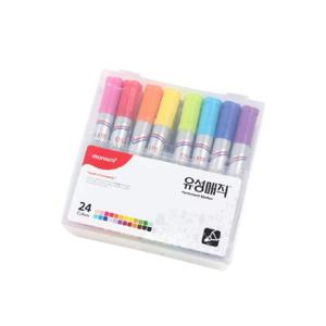모나미 둥근닙 미술용 컬러 유성매직세트 24P 2mm