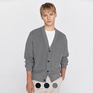 [지오다노/본사] 055916 9gg 스티치 브이넥 가디건