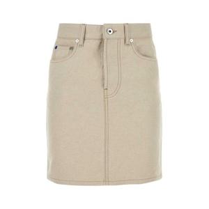 버버리 숏 스커트 8105522 C2524 Beige o Tan