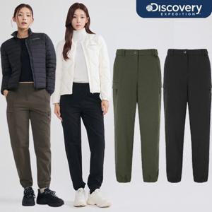 디스커버리 25FW 여성 기모 테이퍼드 카고조거팬츠 DWPT76056