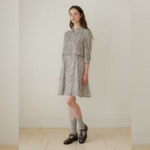 [올리브데올리브]레오파드 플레어 원피스( OW5AO806-GB)