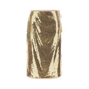 프라다 스커트 P120WRSOOO16NQ F0056 Gold