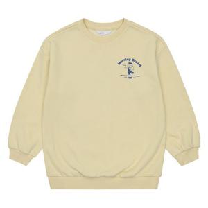 [소이]MARIO여아 기모 모닝브레드 일러스트 맨투맨 티셔츠 21W1461_YE