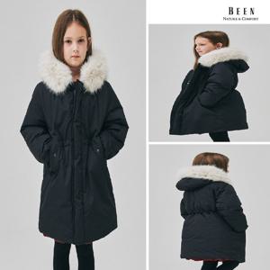 [빈]BZ63JP03NV 네이비 야상 다운 롱점퍼