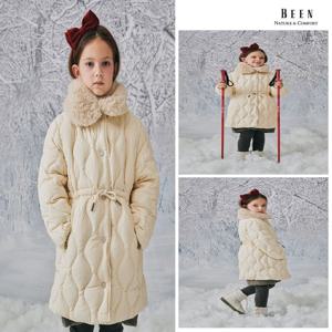 [빈]BZ64JP01LB 라이트 베이지 롱다운 점퍼